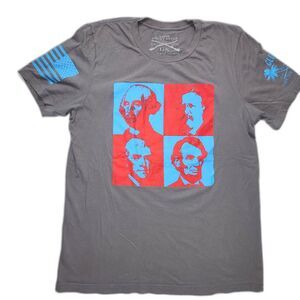 Grunt Style Presidents Retro Style Graphic Tee Size Large